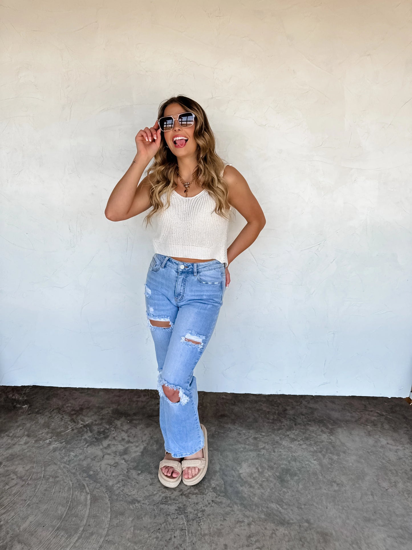 Hamptons Twist Back Tank