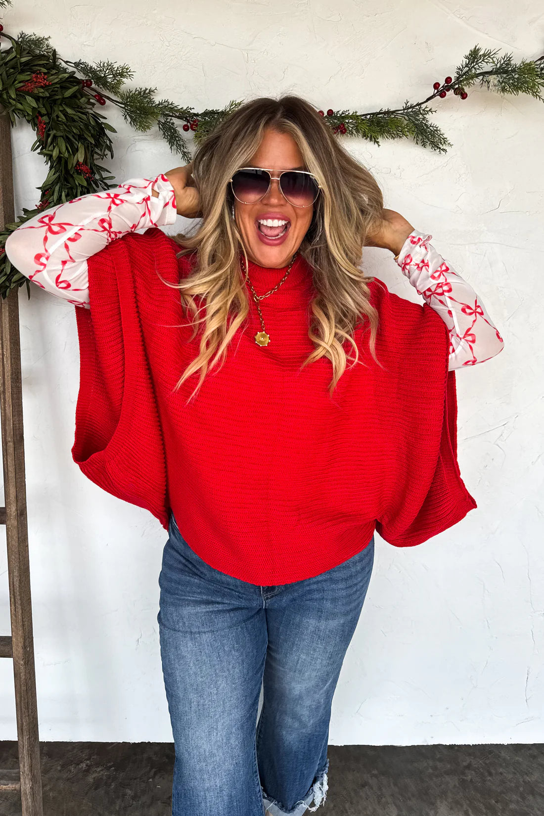 Meg Pullover Poncho