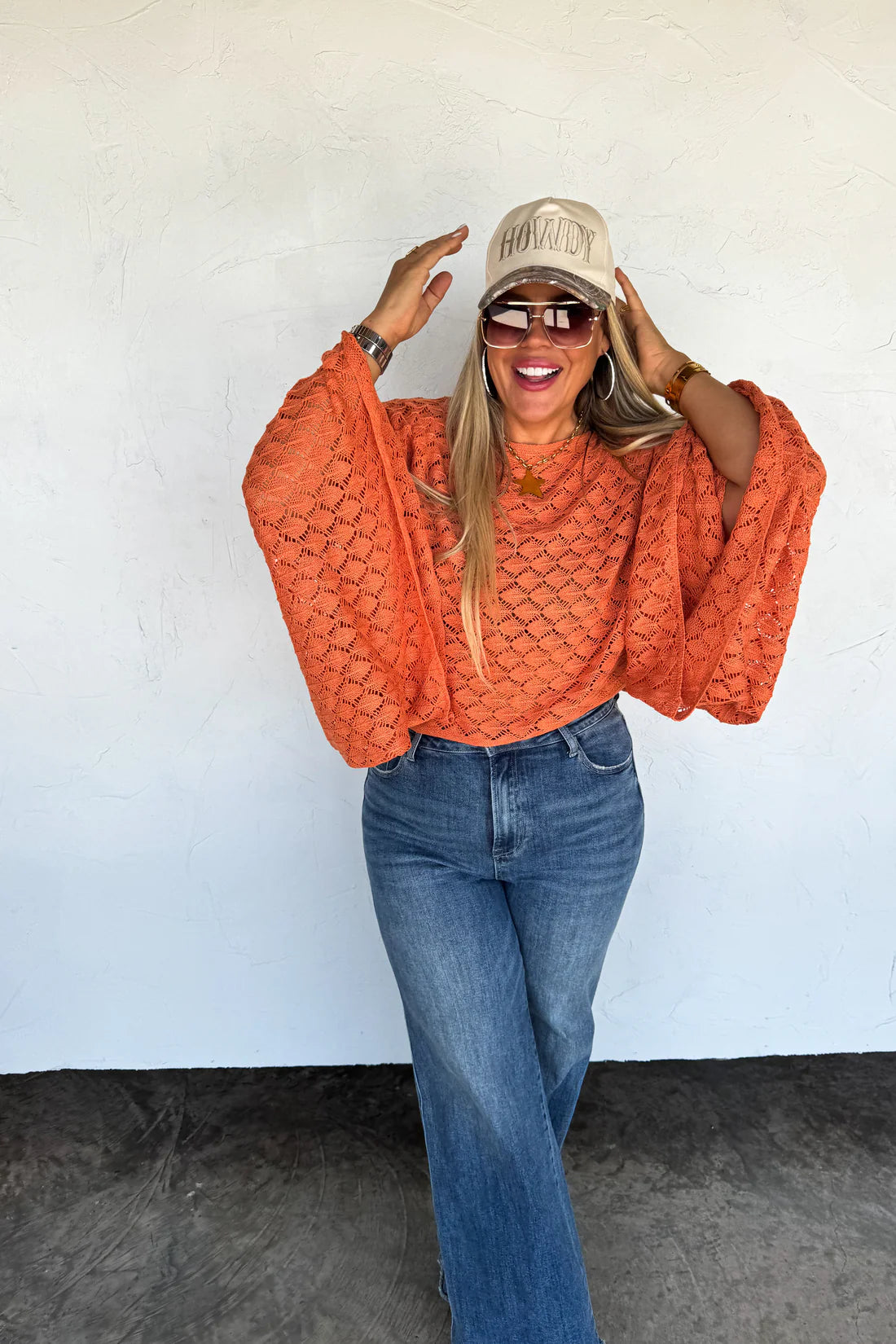 Fall Colors Free Spirit Bell Sleve Top