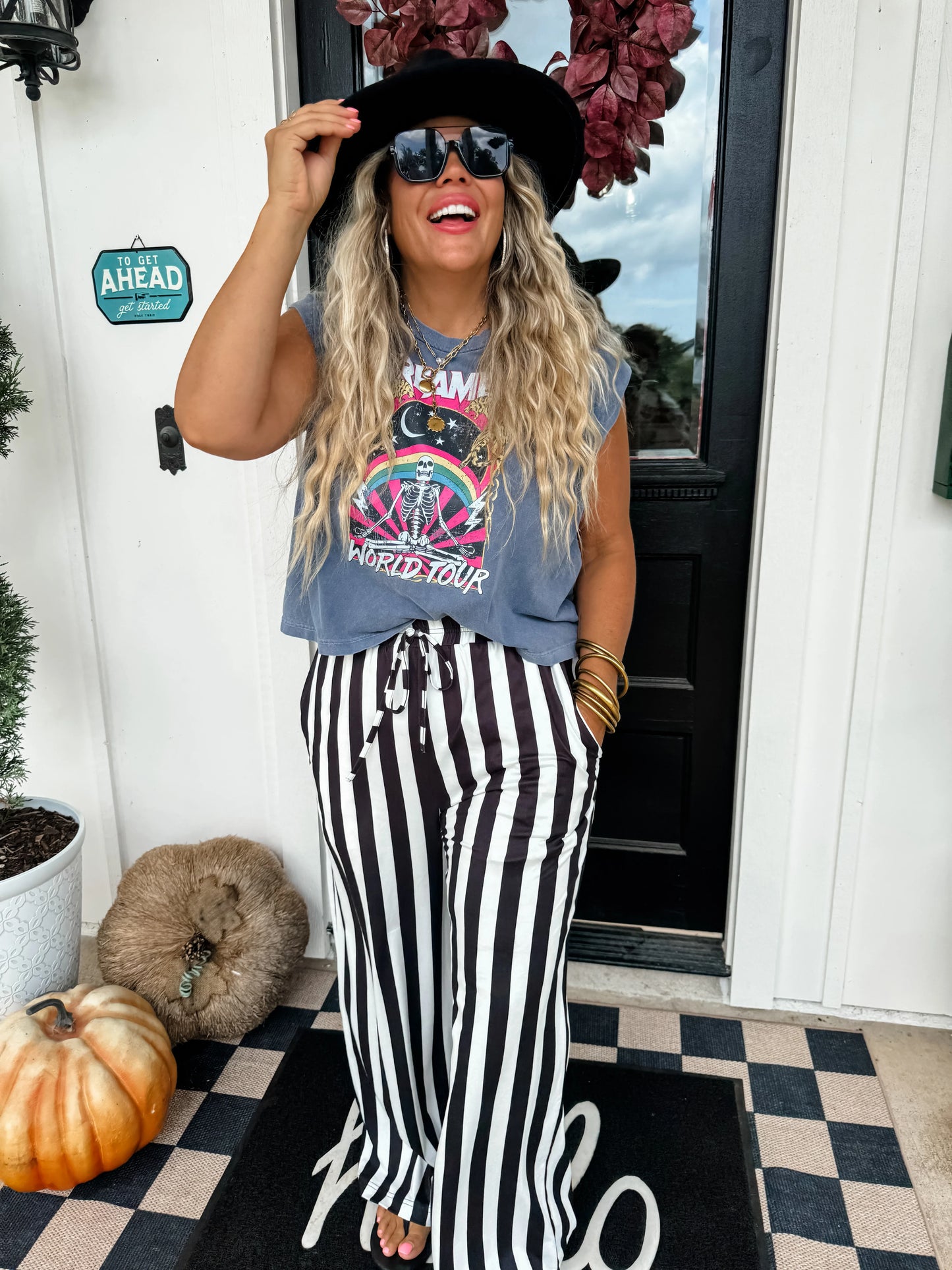 Vertical Vibes Stripes Pants