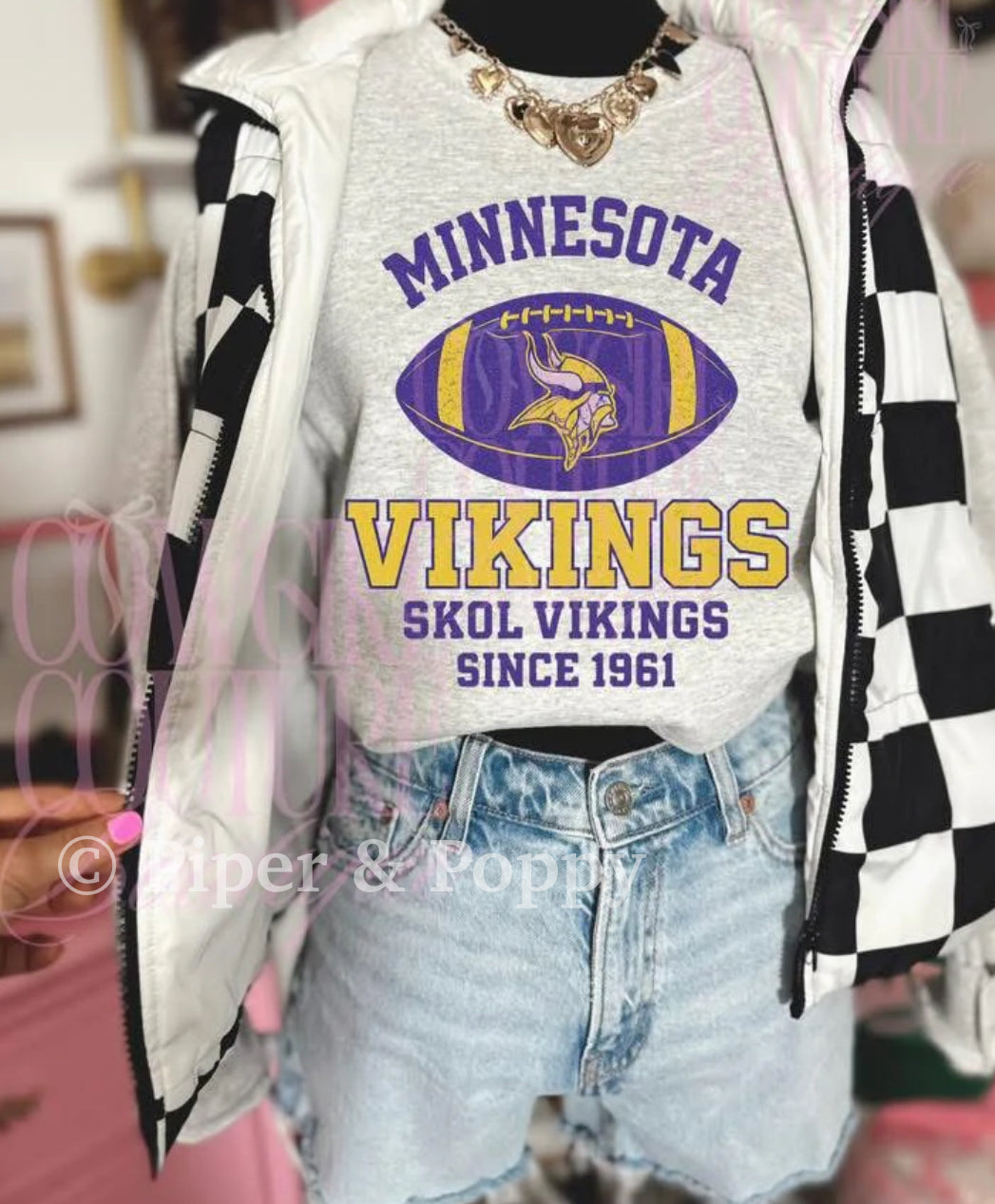 Exclusive Minnesota Vintage Football Graphic