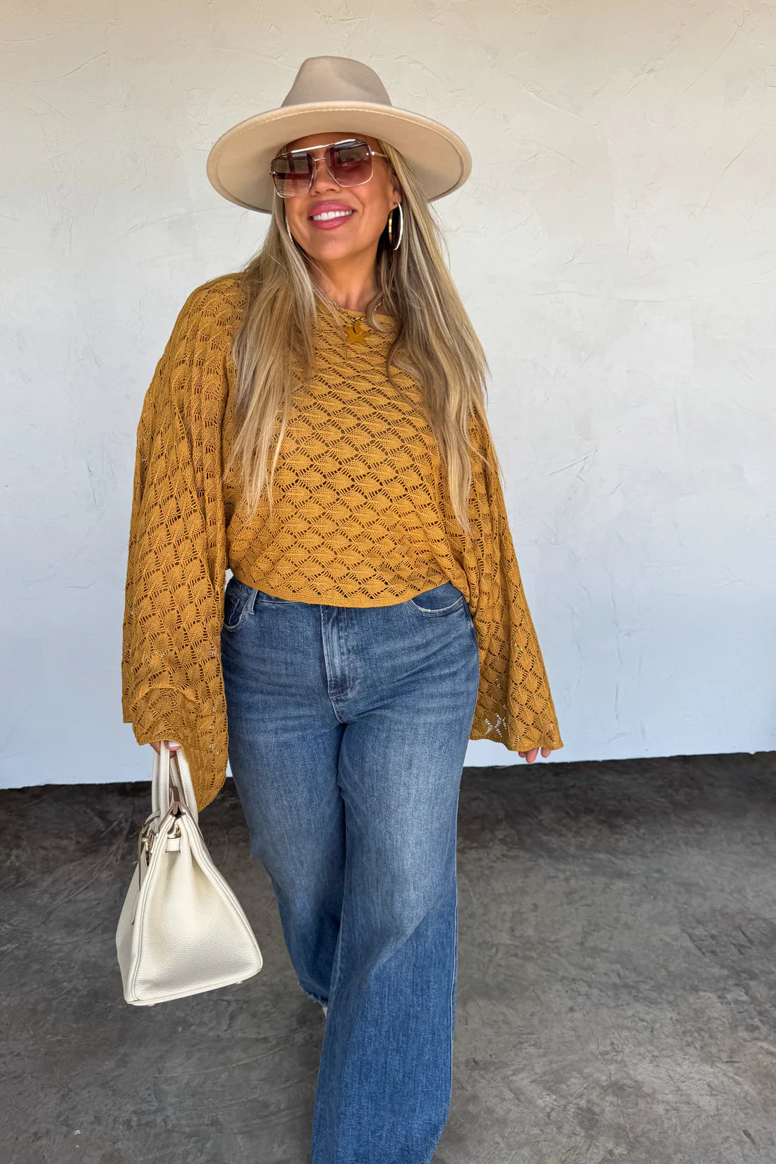 Fall Colors Free Spirit Bell Sleve Top