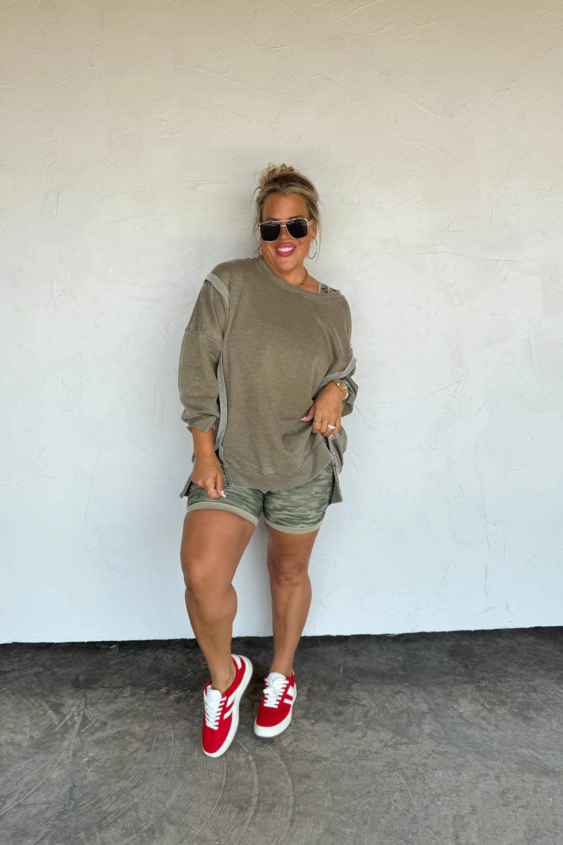 Camo Matching Shorts Set