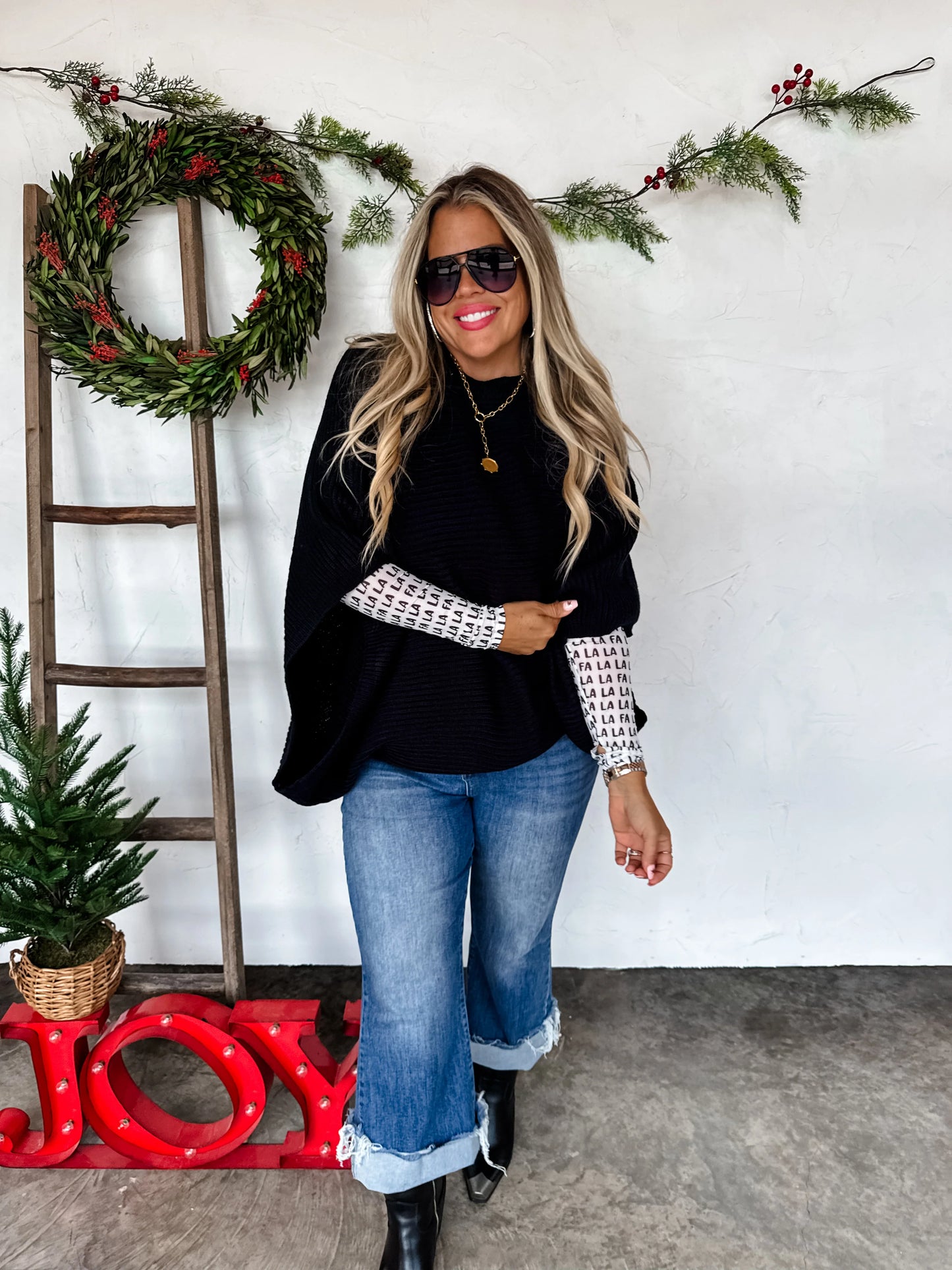 Meg Pullover Poncho