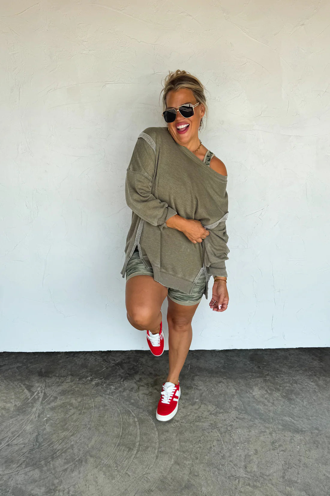 Camo Matching Shorts Set