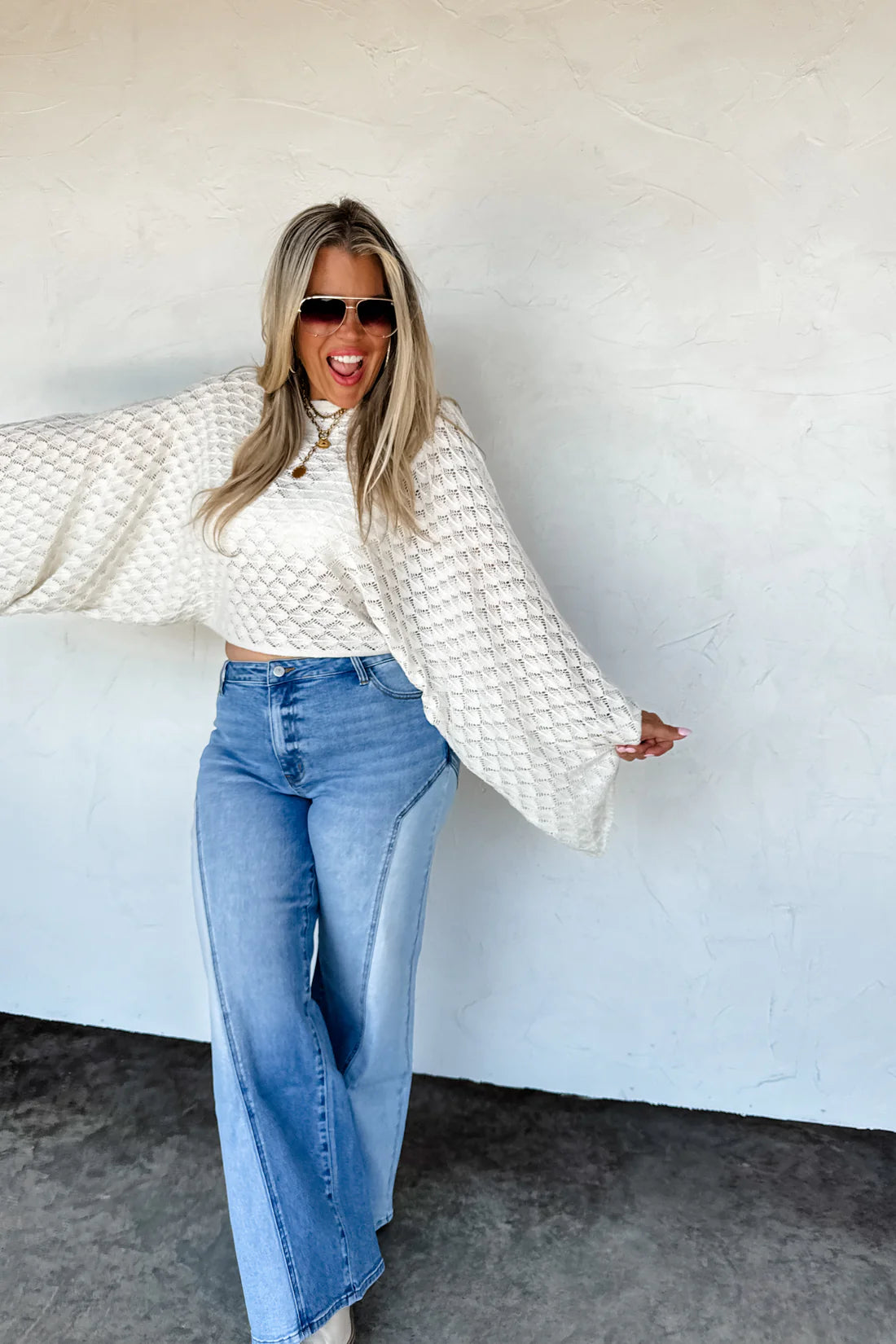 Free Spirit Bell Sleeve Top