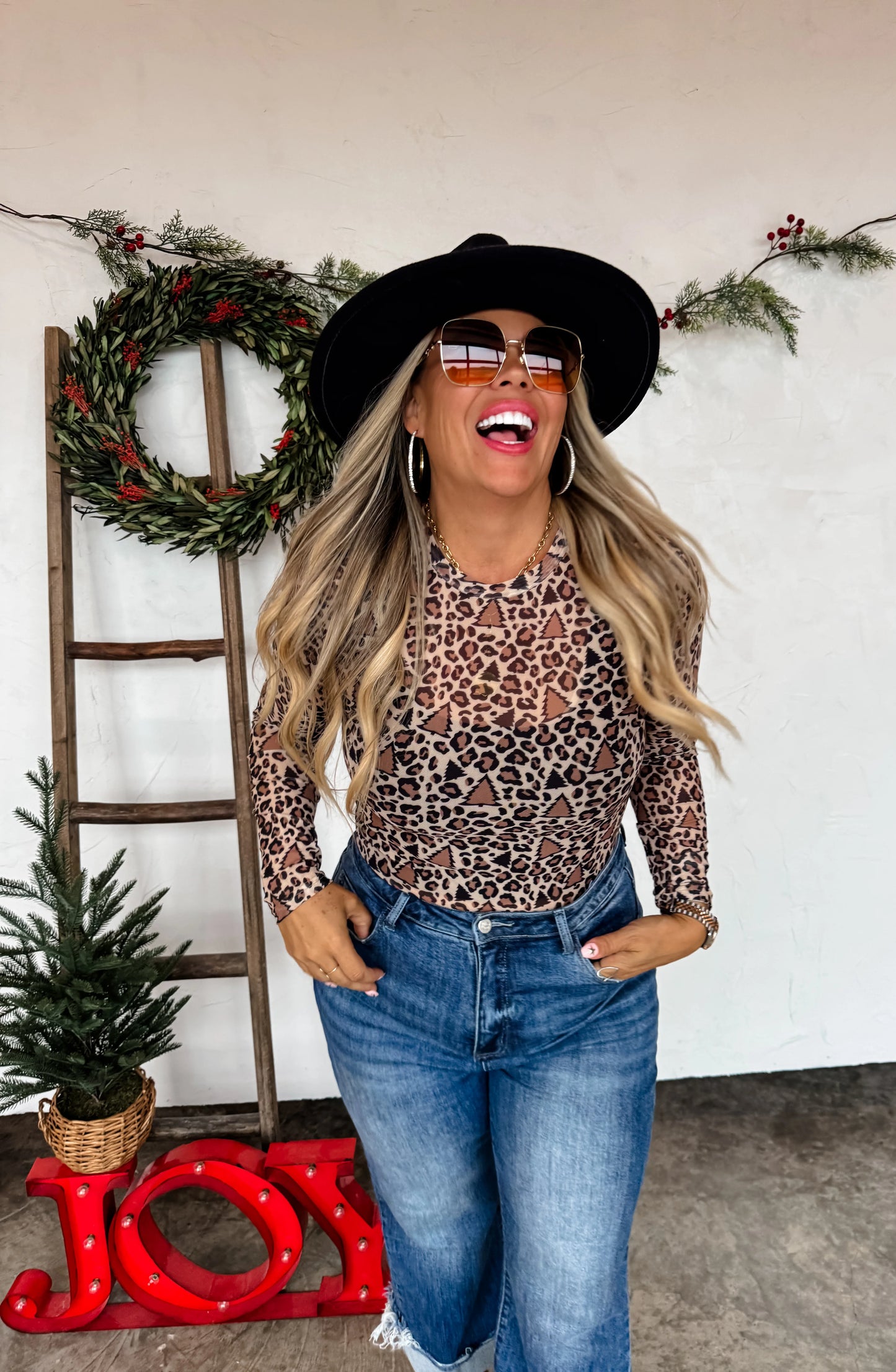 Holiday Dress It Up Mesh Tops