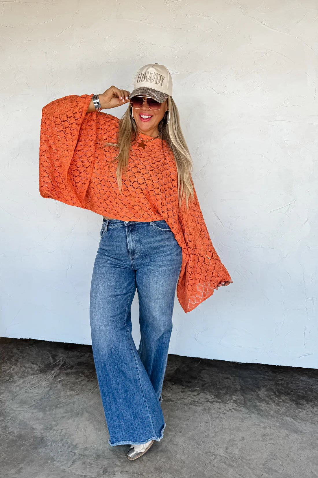 Fall Colors Free Spirit Bell Sleve Top