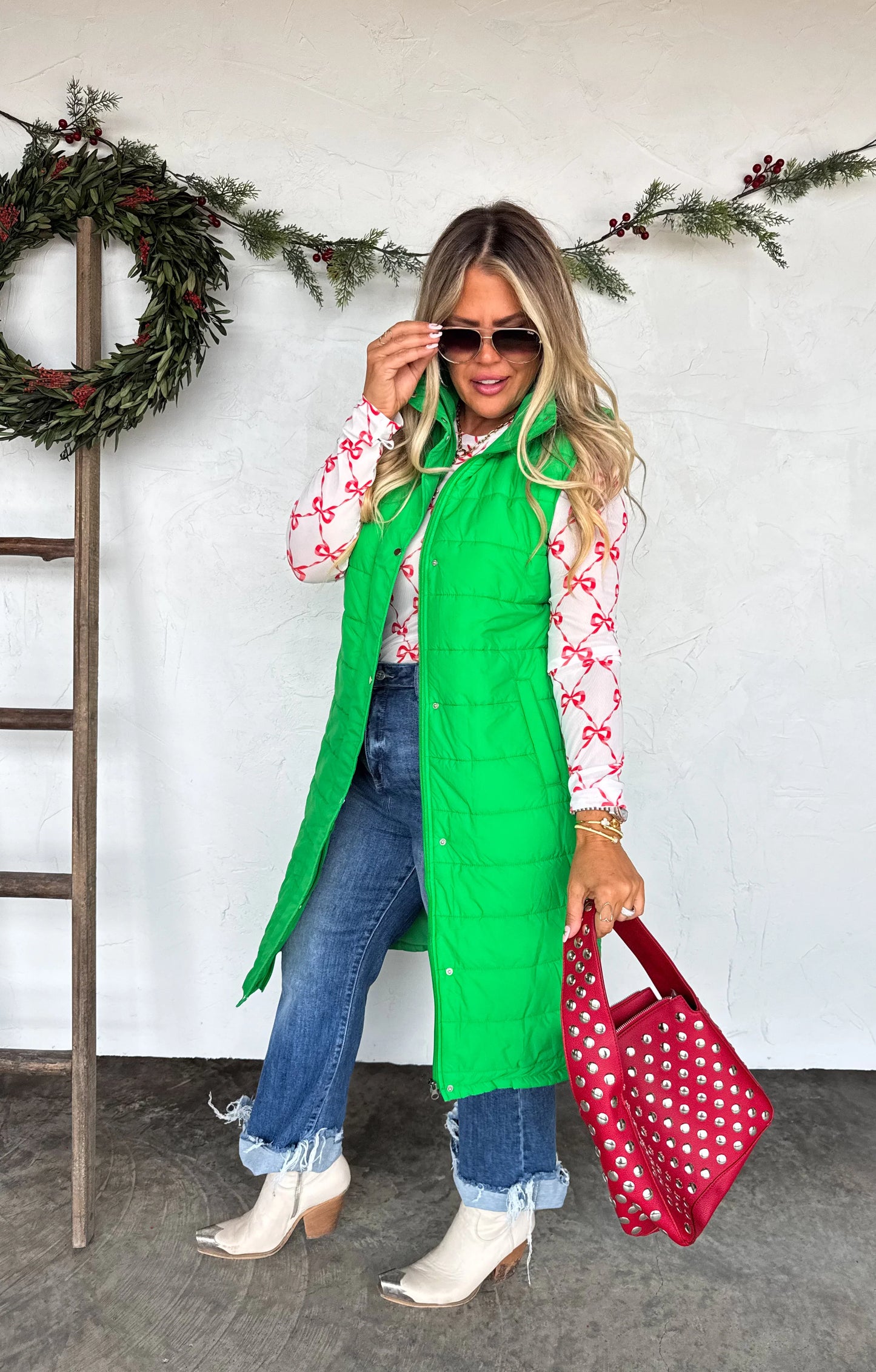 Kendall Long Puffer Vest