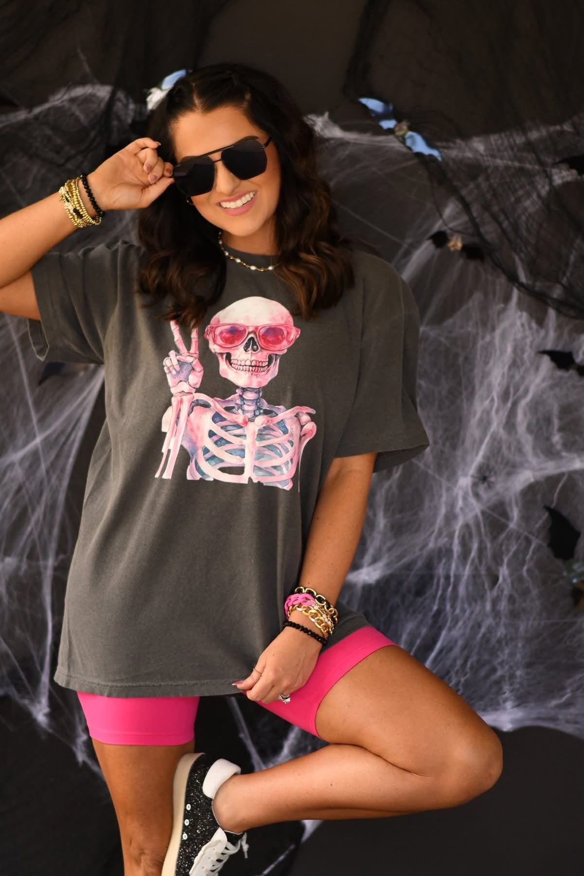 Peace Skelly Tee