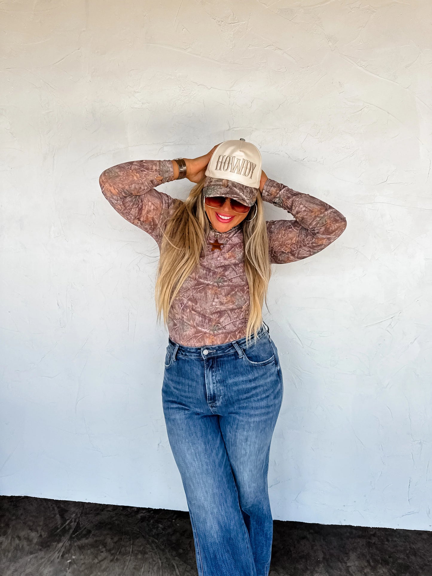 Yeehaw & Howdy Camo Hats