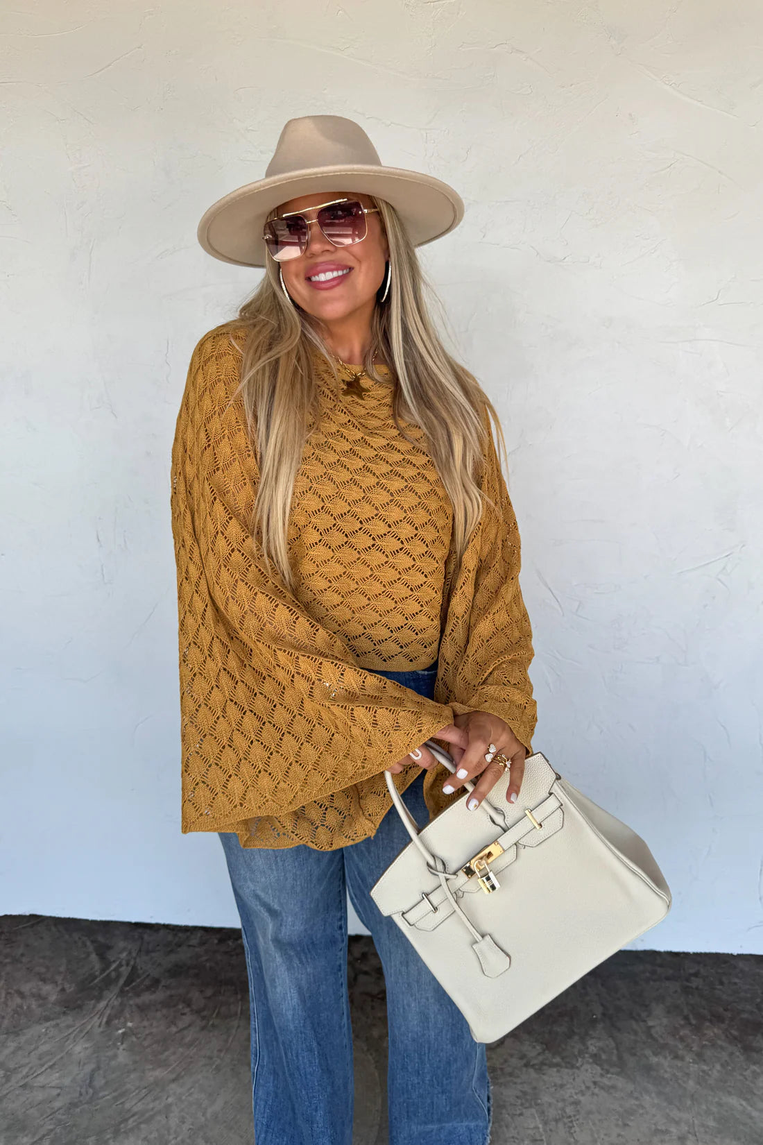 Fall Colors Free Spirit Bell Sleve Top