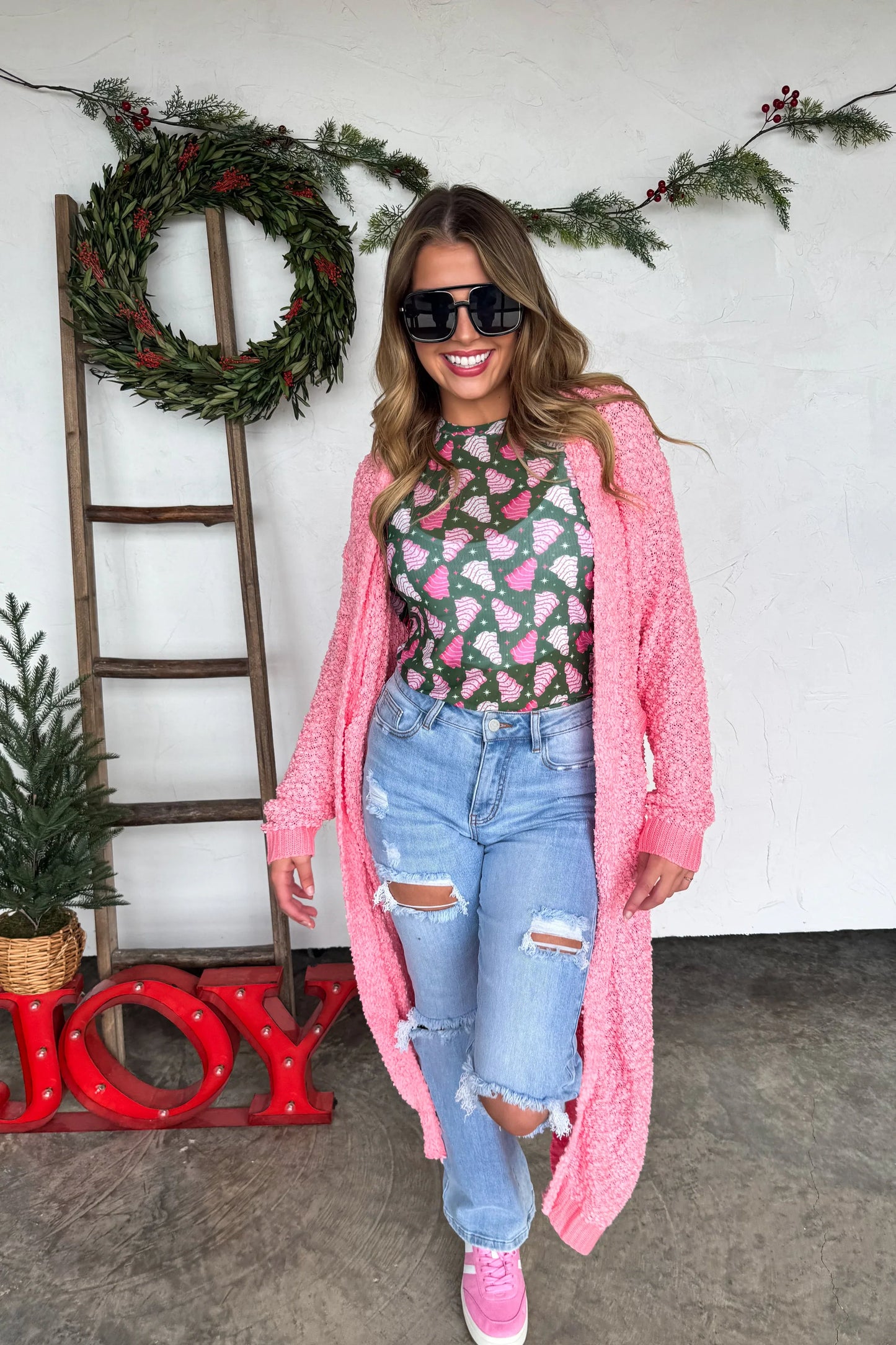 Poppy Knit Popcorn Cardigan