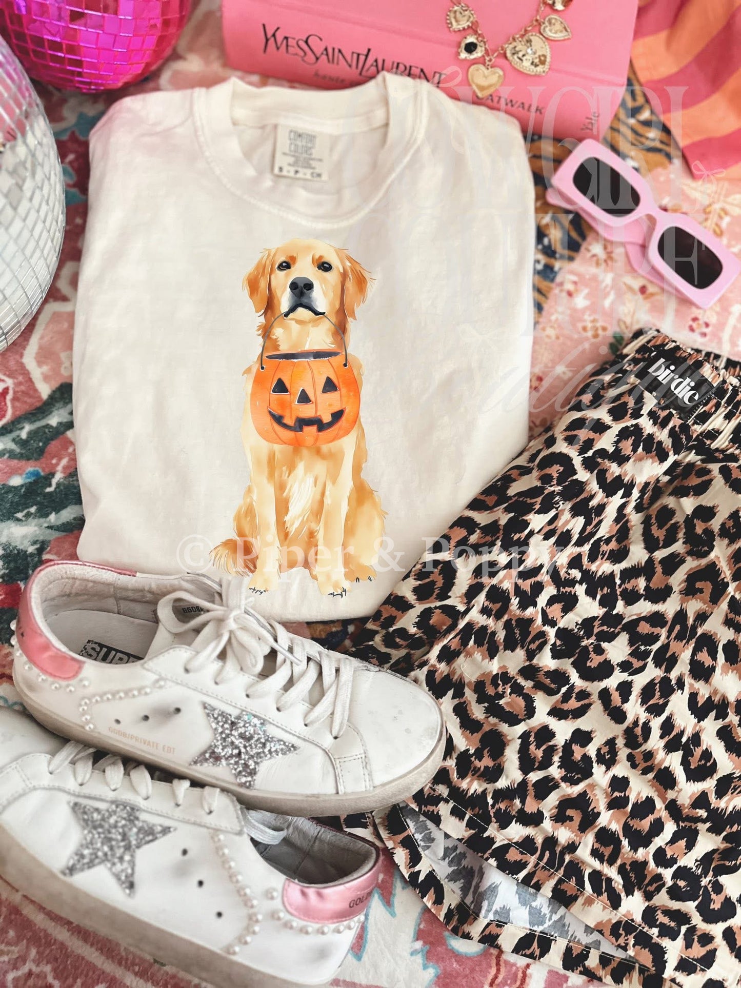 Large Dog Breeds Pumpkin Tee