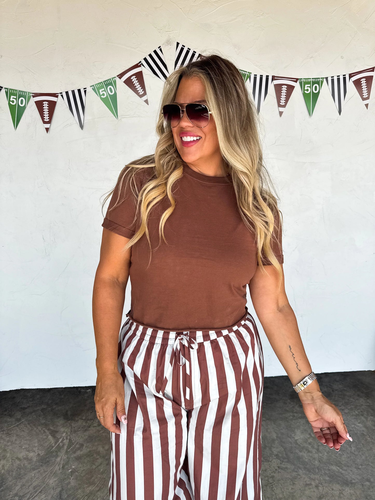 Tailgate Stripe Boxer Pants