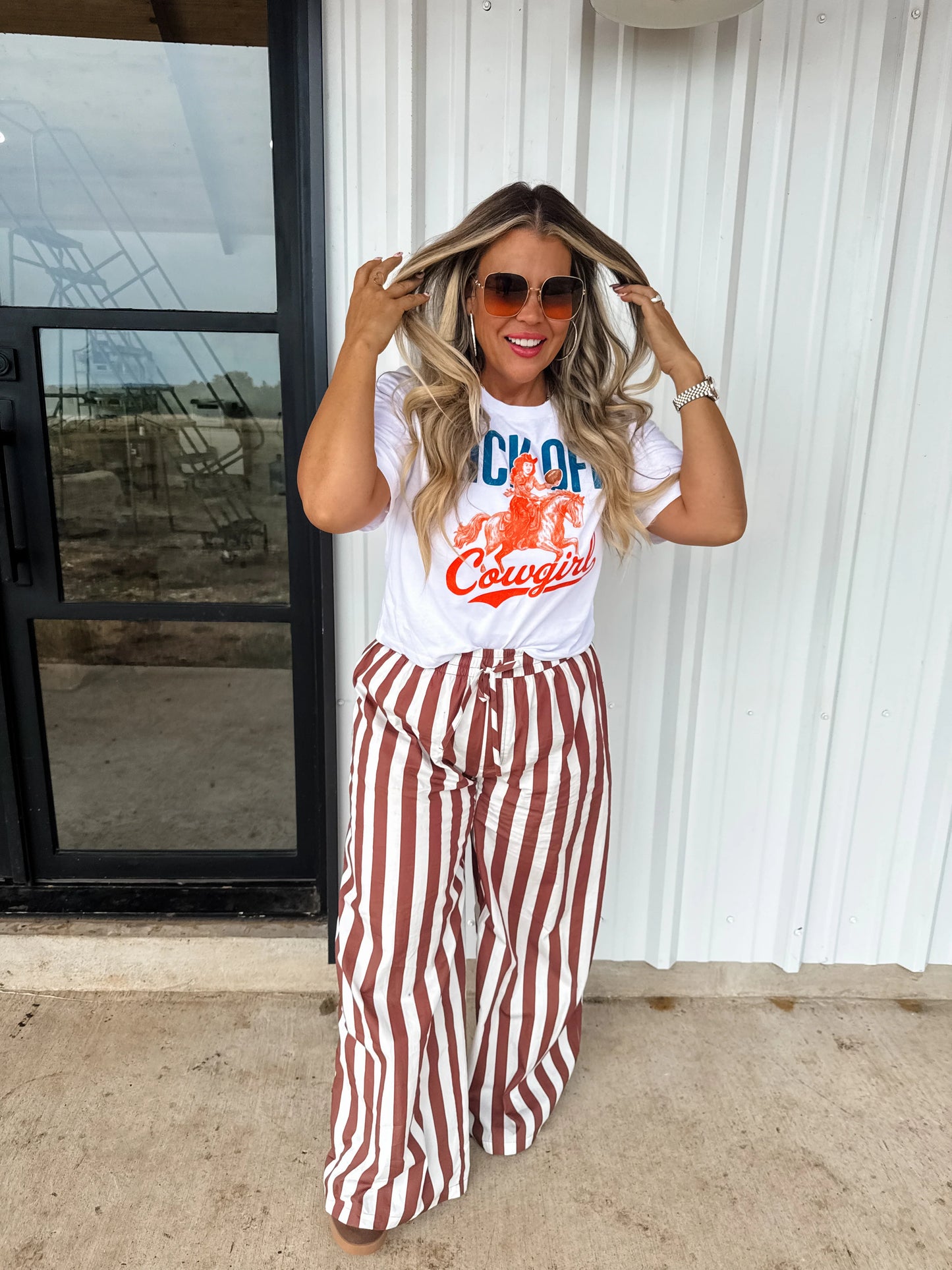 Tailgate Stripe Boxer Pants