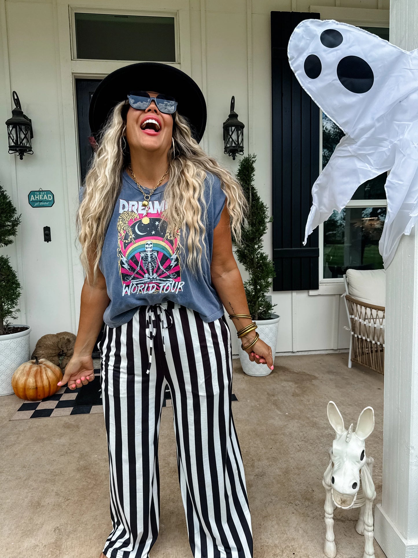 Vertical Vibes Stripes Pants