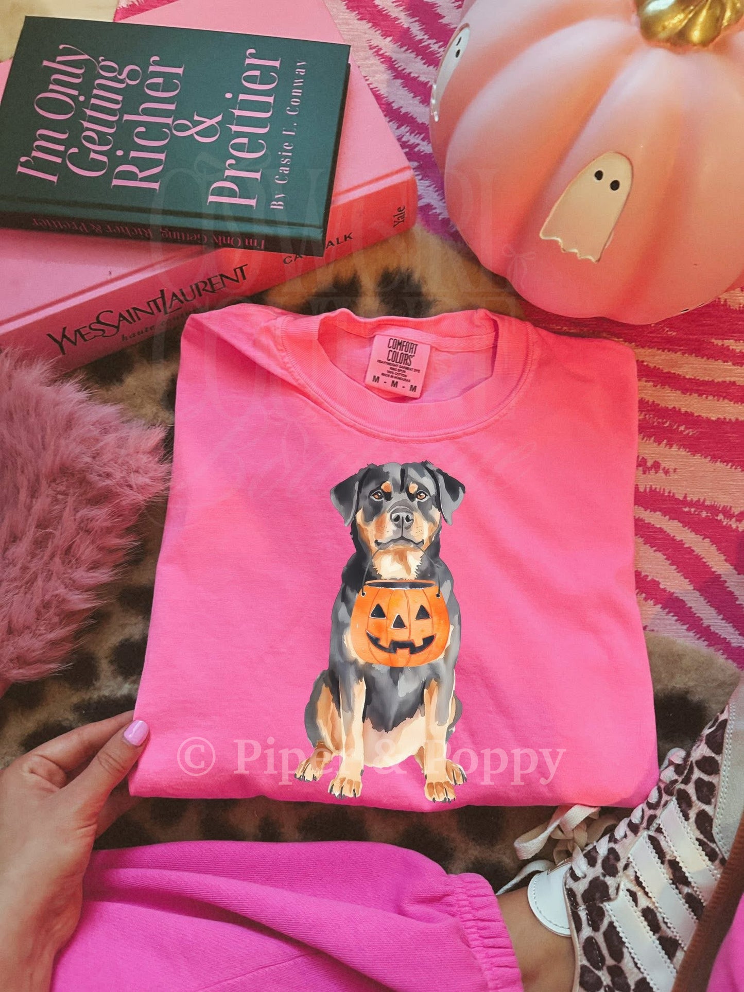 Large Dog Breeds Pumpkin Tee