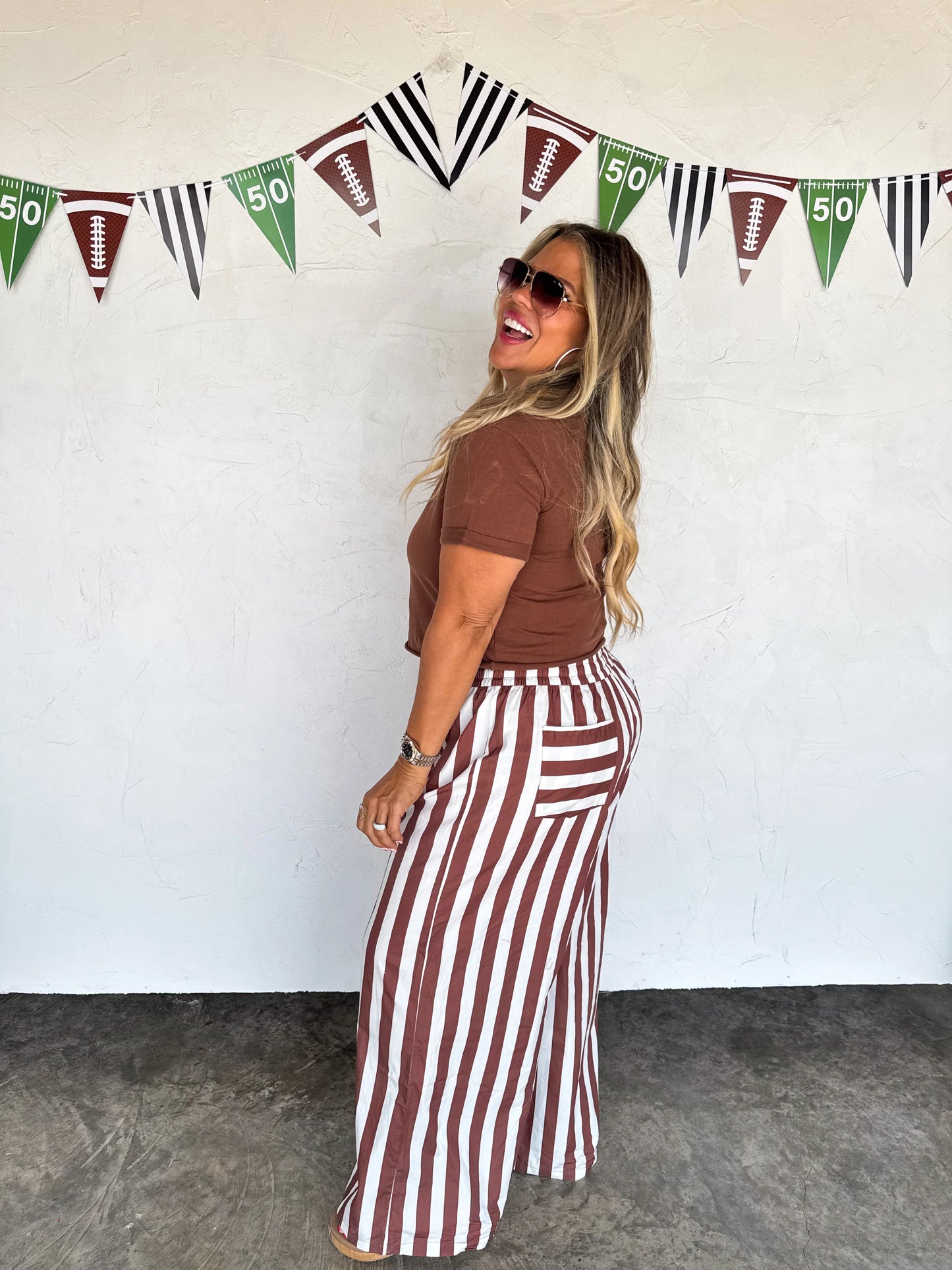 Tailgate Stripe Boxer Pants