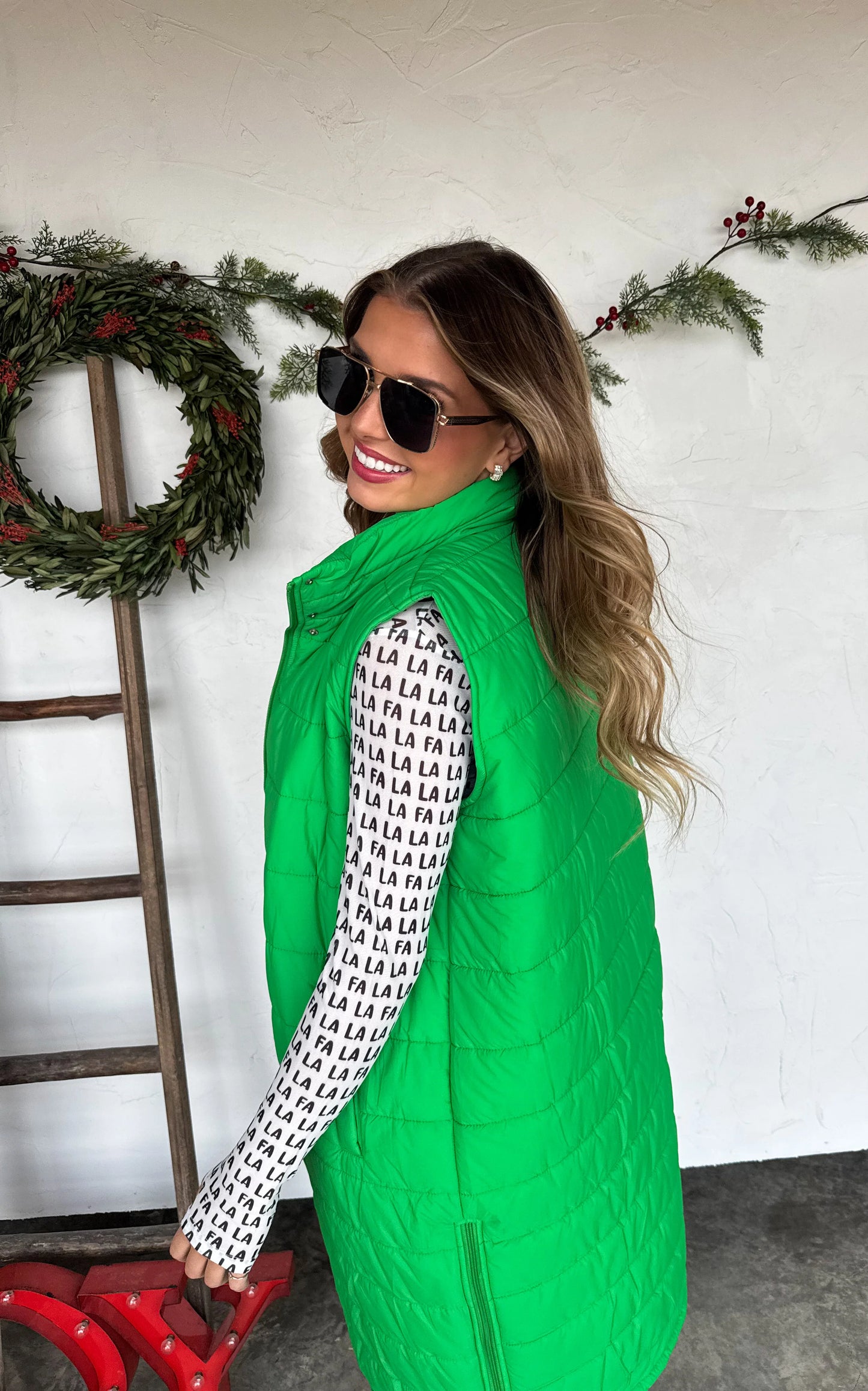 Kendall Long Puffer Vest