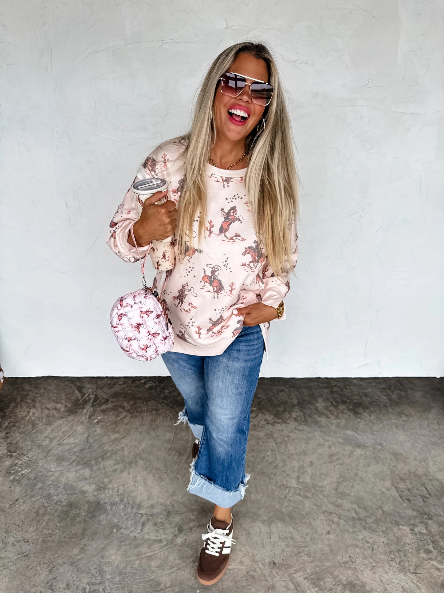 Ranch Girl Classic Crew Pullover