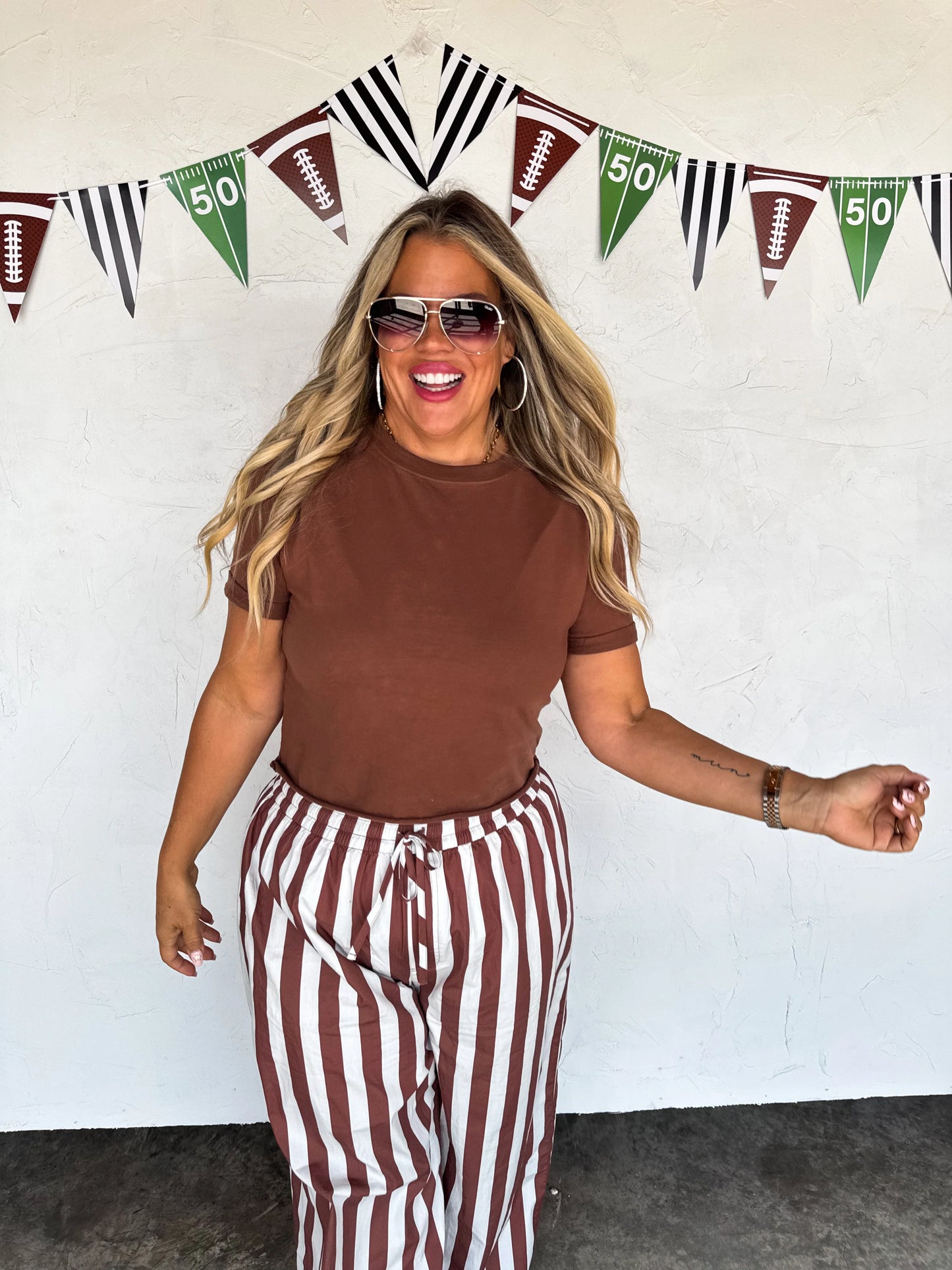 Tailgate Stripe Boxer Pants