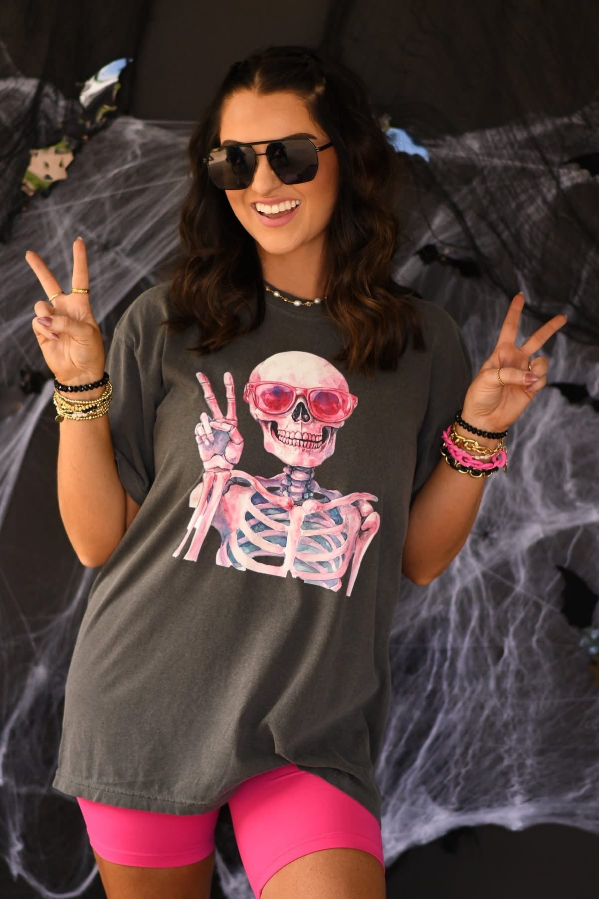 Peace Skelly Tee
