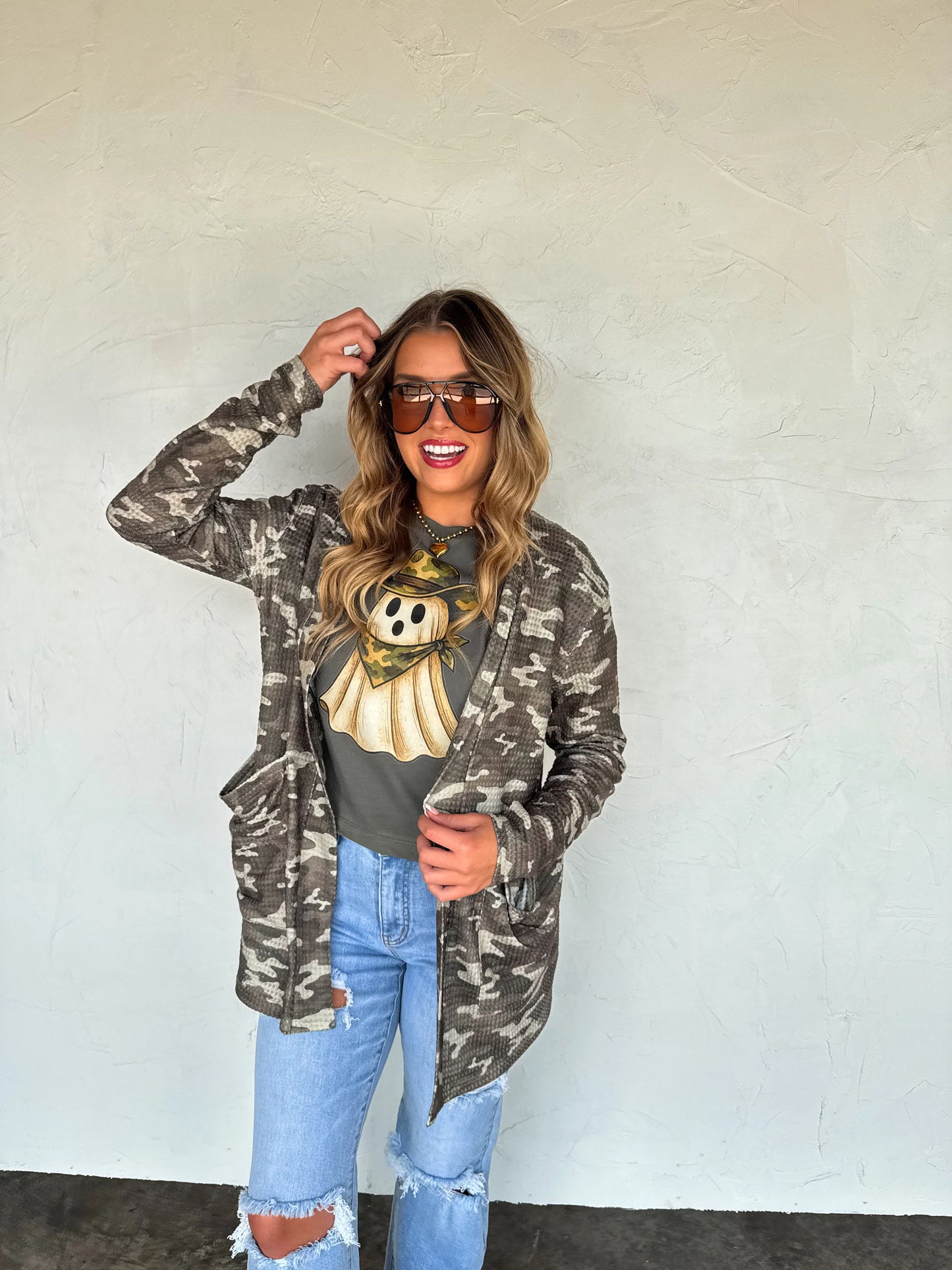 Camo Ghost Graphic Tee