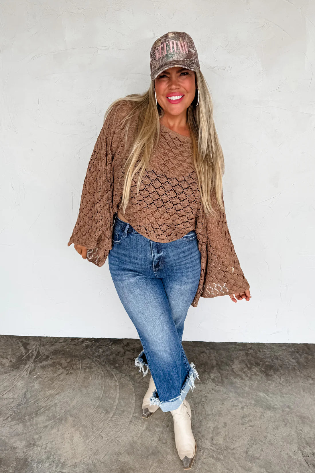 Fall Colors Free Spirit Bell Sleve Top