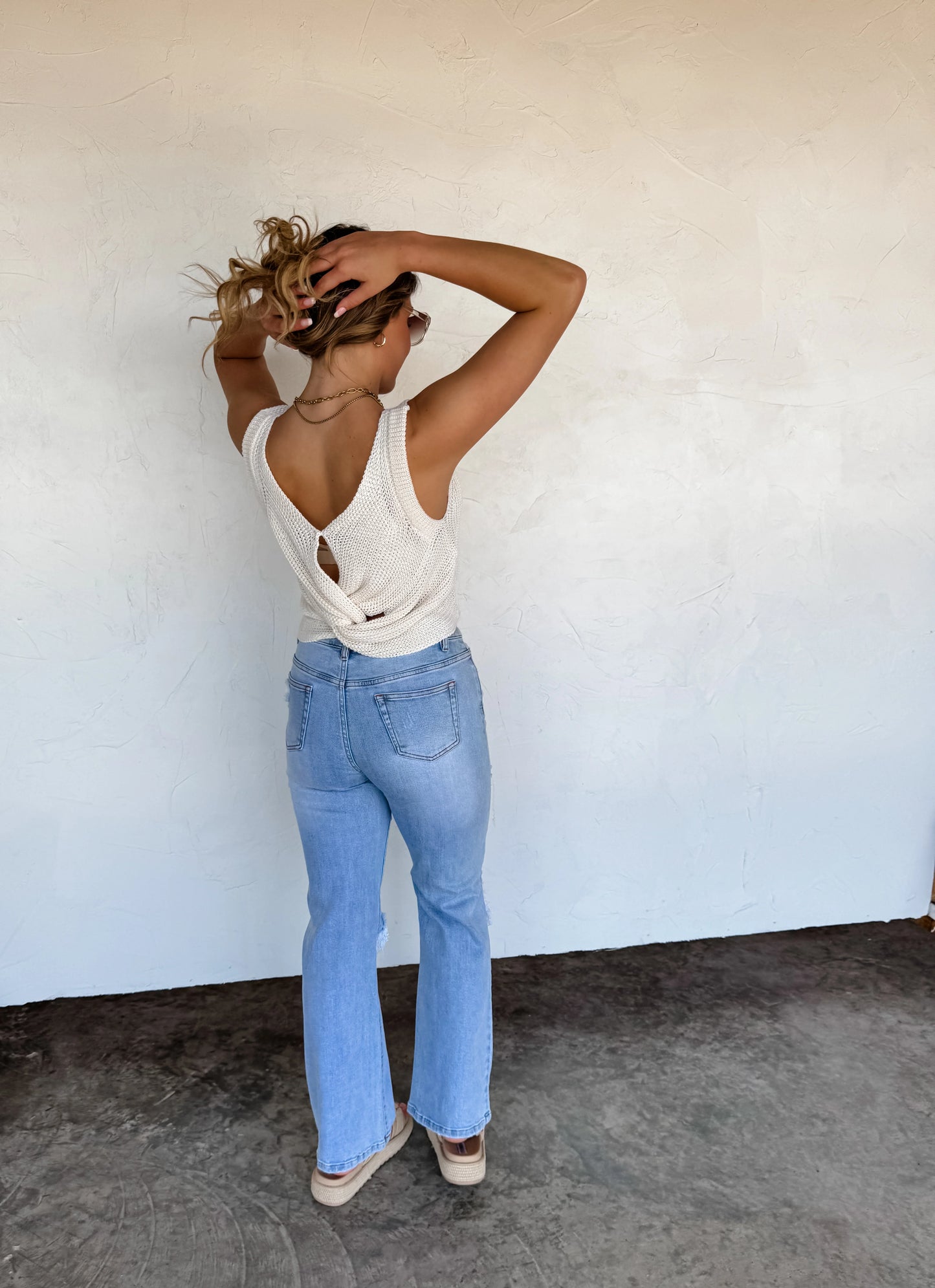 Hamptons Twist Back Tank
