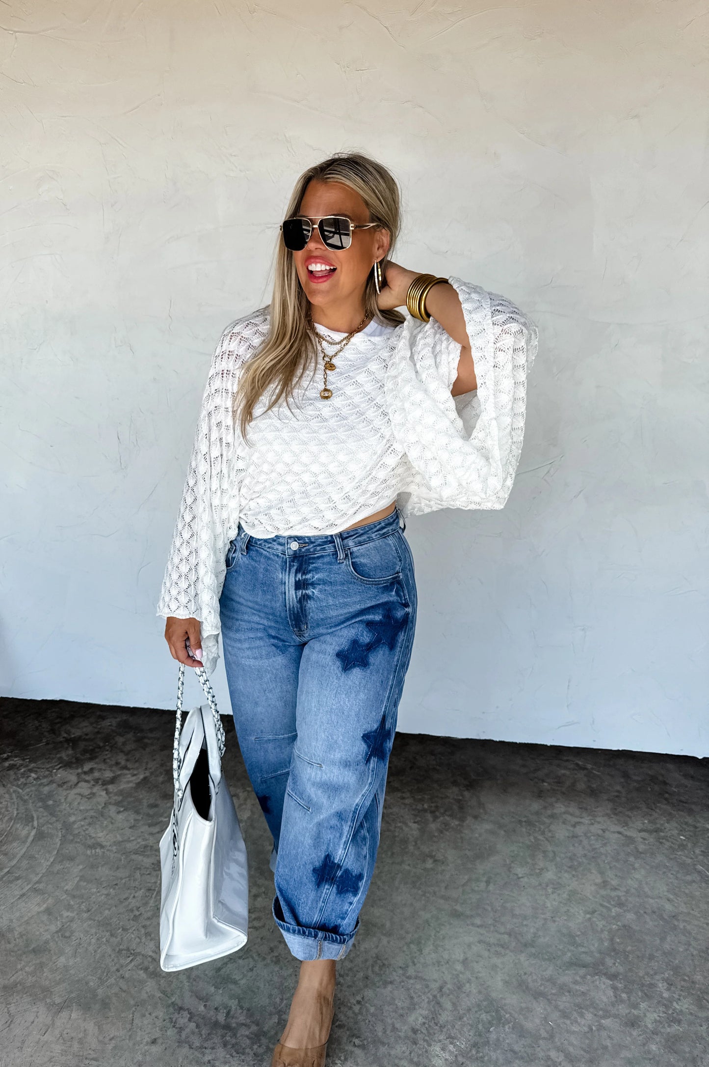 Free Spirit Bell Sleeve Top