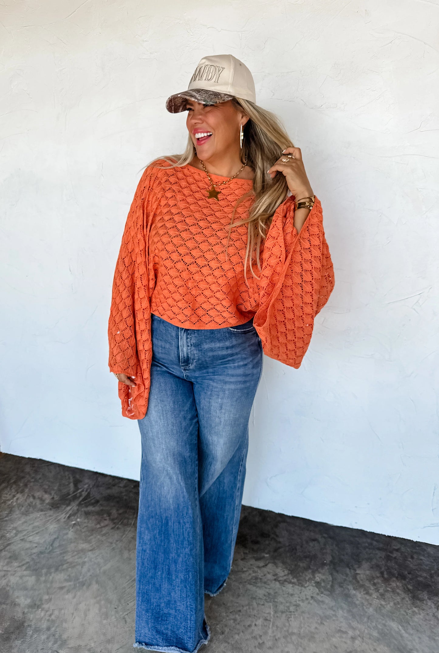 Fall Colors Free Spirit Bell Sleve Top