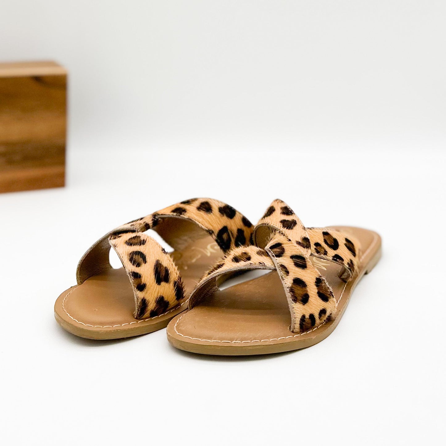 Callie Sandal in Leopard
