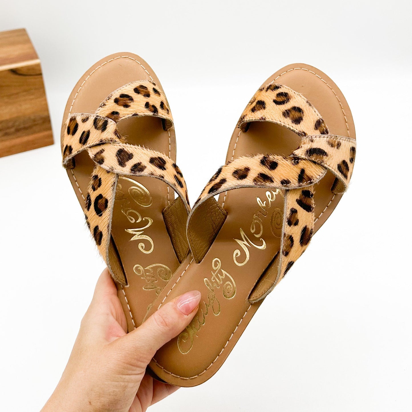 Callie Sandal in Leopard