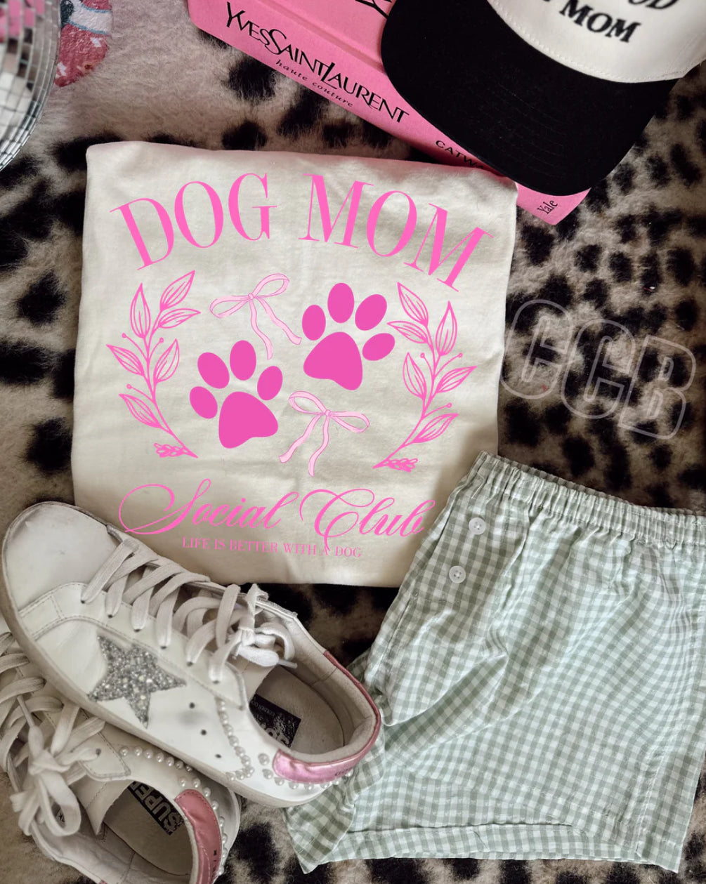 Dog Mom Social Club Tee
