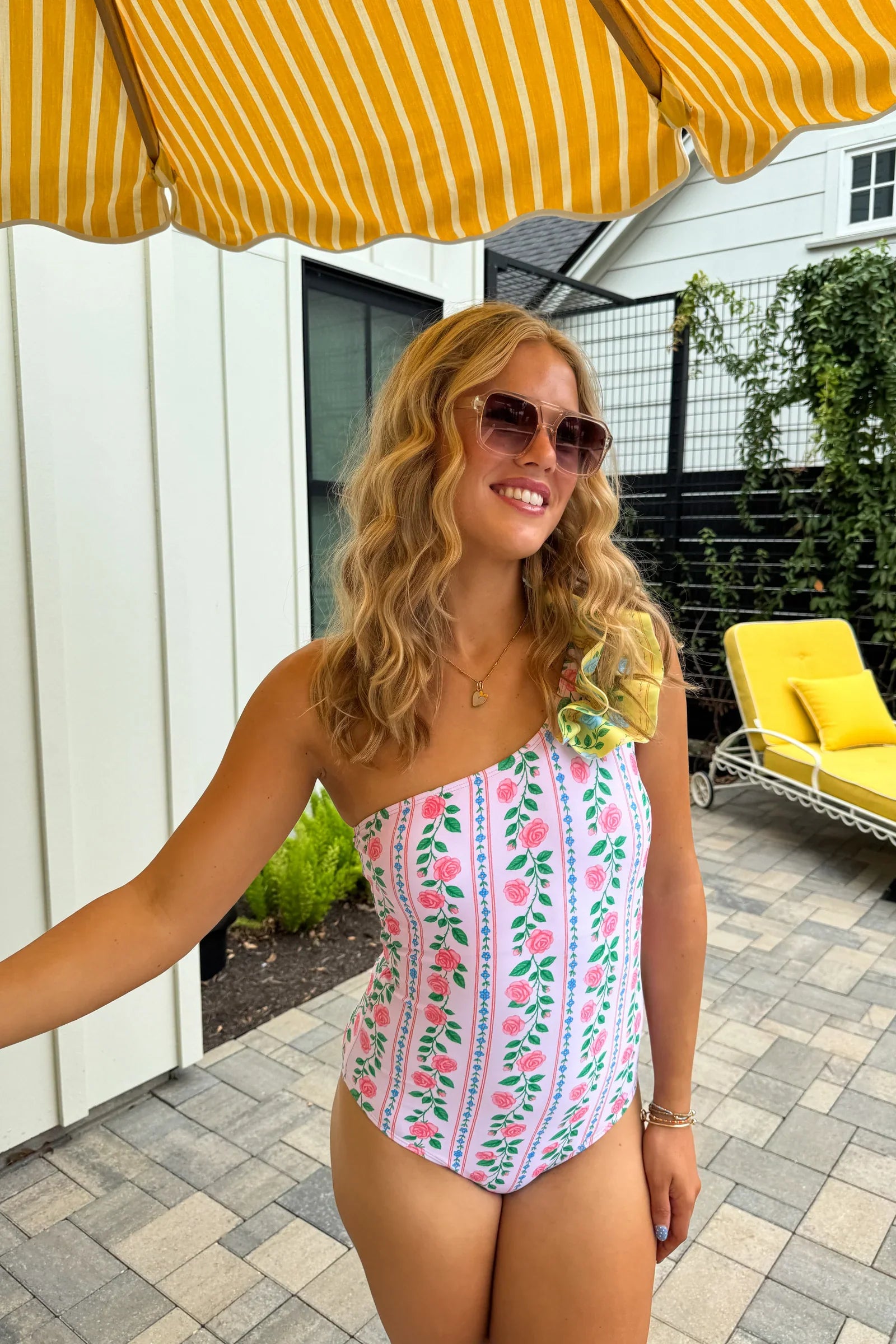 Sunset Floral Swim Set