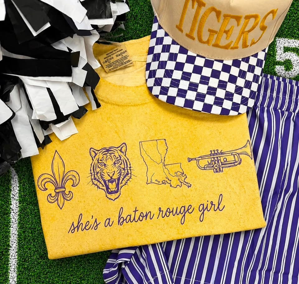 Baton Rouge Girl Tee