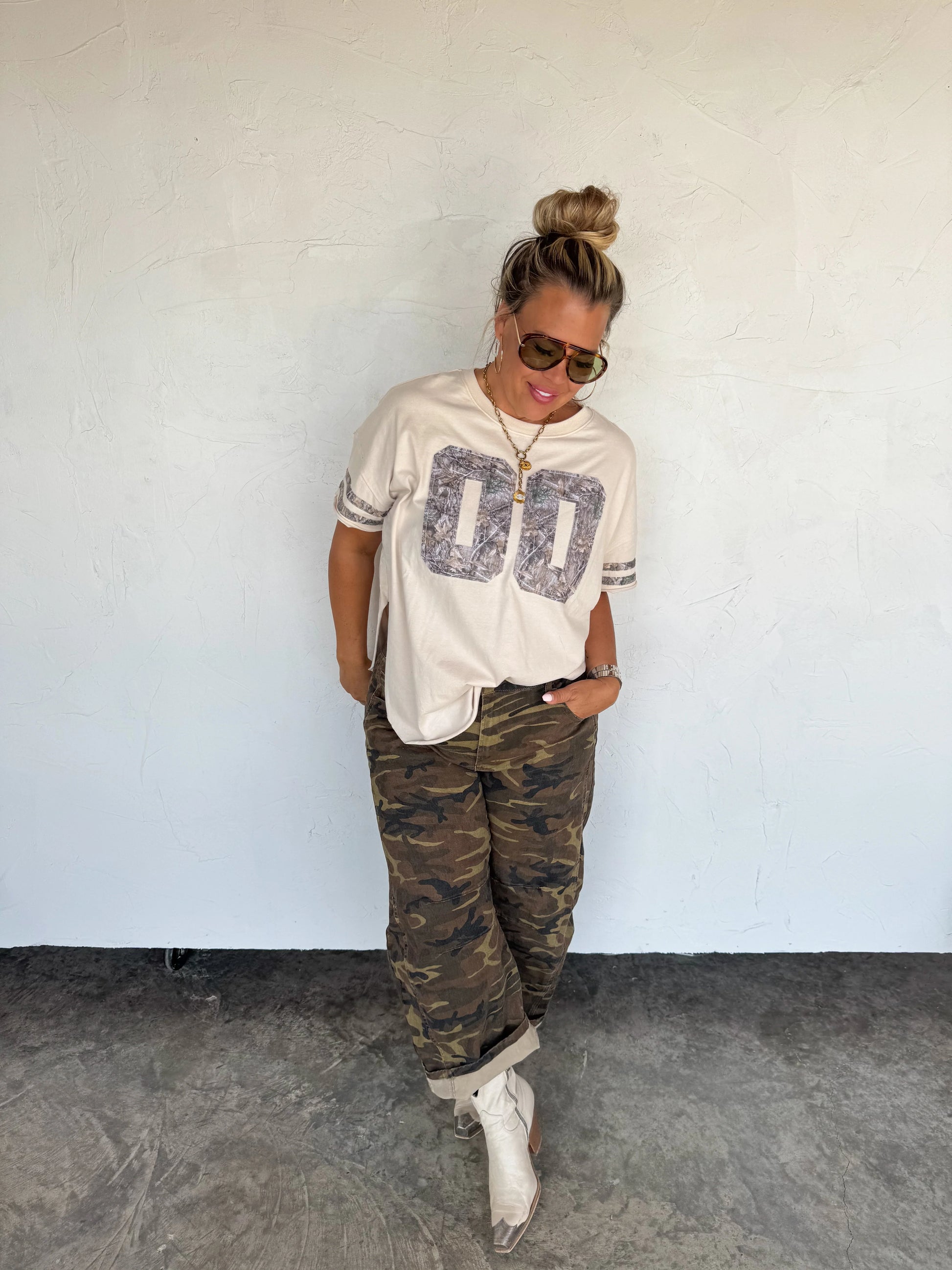 Urban Camo Distressed Jeans