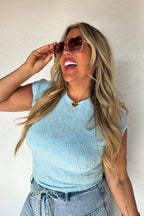 Spring Harley Cap Sleeve Basic Top