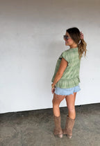 Molly Tie Front Denim Vest