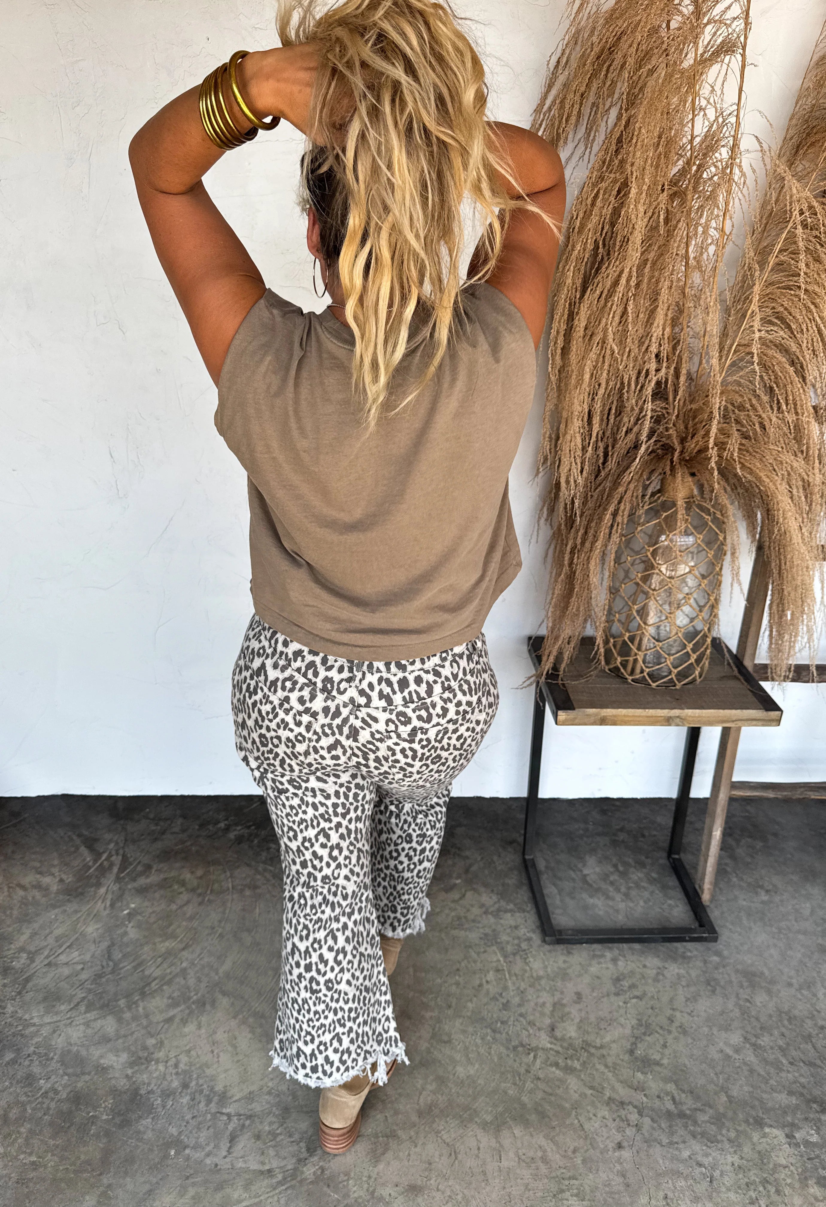 Urban Non Distressed Cheetah Jeans