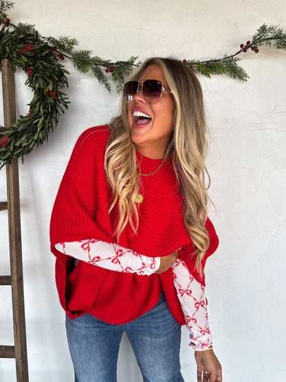 Meg Pullover Poncho