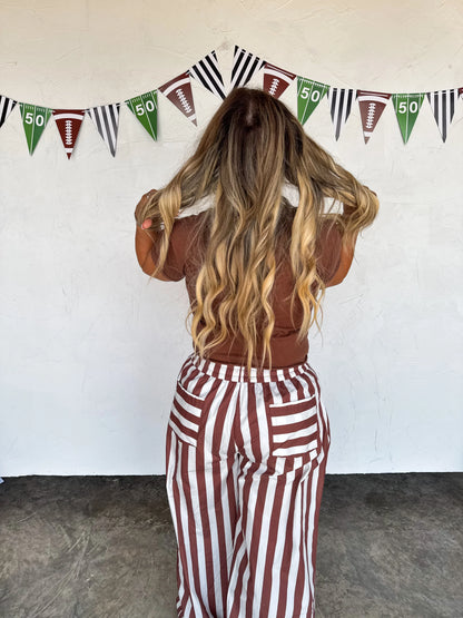 Tailgate Stripe Boxer Pants