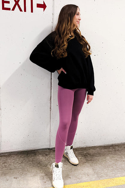 Get Moving Plum Leggings