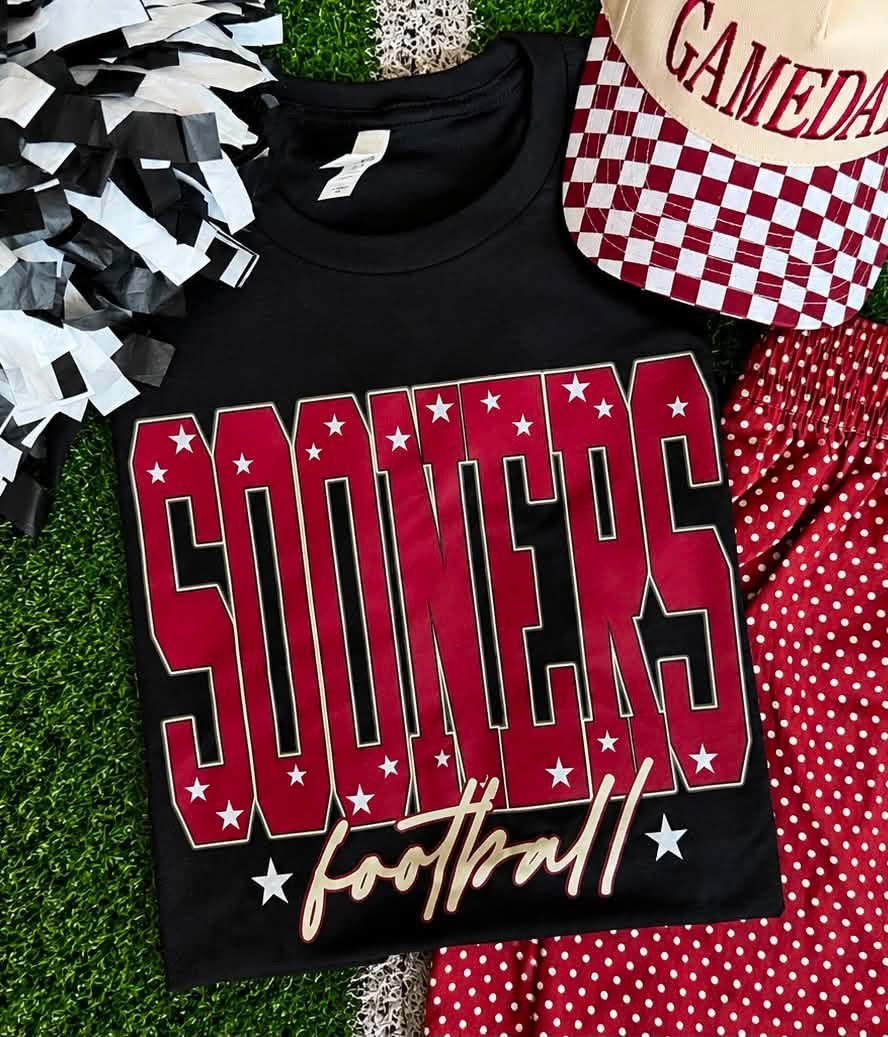 Oklahoma Football Stars Tee