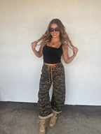 Brogan Camo Barrel Jeans