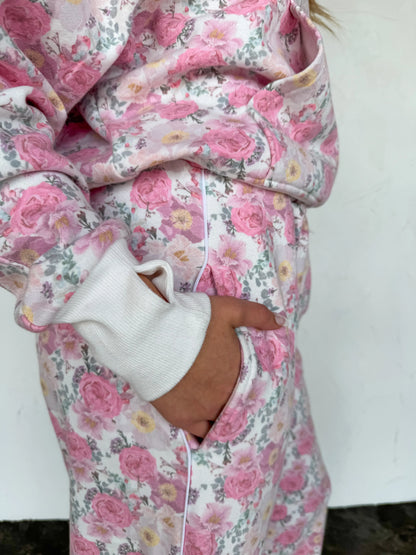 Floral & Cheetah Drift Away Joggers