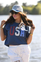 Polka Dot USA Tee