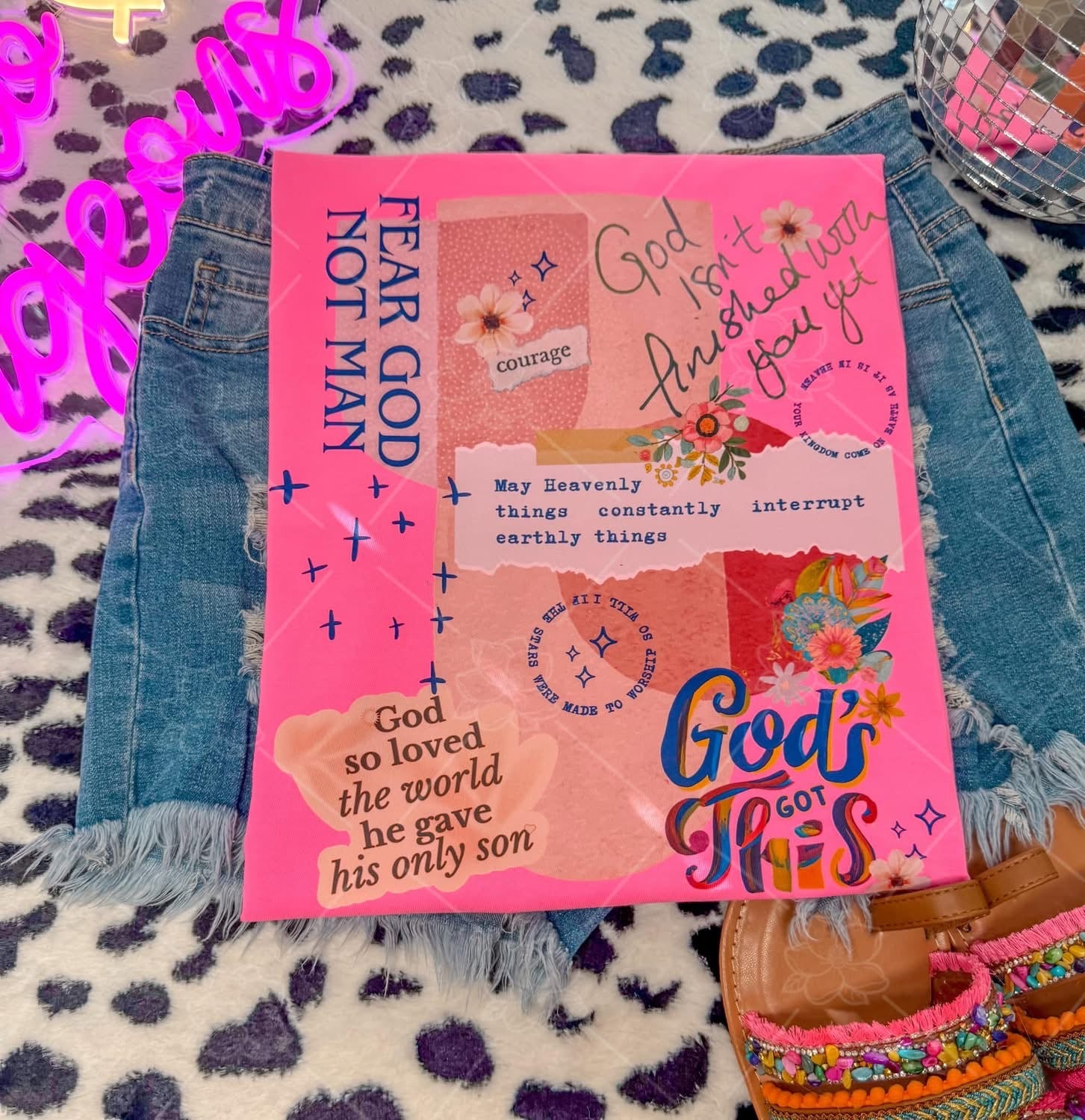 God’s Got You Collage Tee