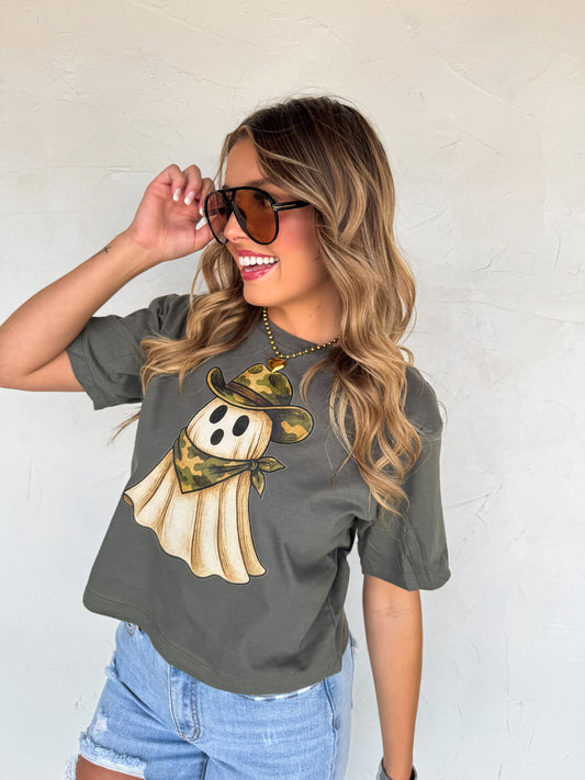 Camo Ghost Graphic Tee